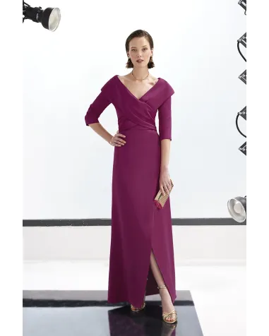 Vestido Largo Cruzado Carla Ruiz | Jayme Shop