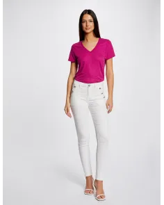 Pantalón Skinny Blanco Morgan | Jayme Shop