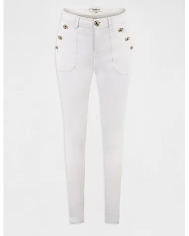 Pantalón Skinny Blanco Morgan | Jayme Shop