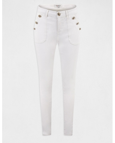 Pantalón Skinny Blanco Morgan | Jayme Shop