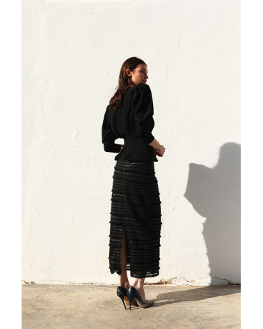 Falda de Flecos y Lentejuelas Panambi | Jayme Shop