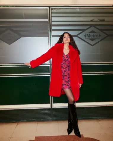 Abrigo de pelo Mioh | Jaymeshop