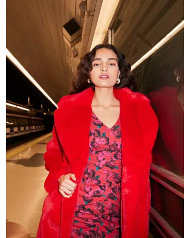 Abrigo de pelo Mioh | Jaymeshop