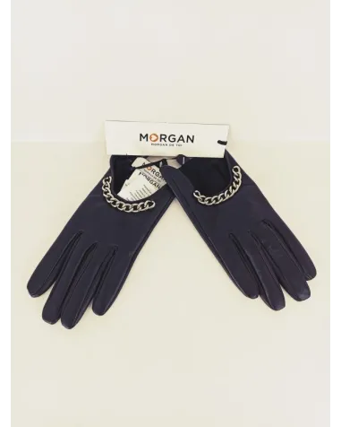 Guantes Polipiel Negro Morgan | Jayme Shop