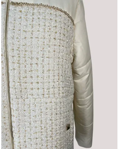 Chaquetón Beige Carla Ruiz | Jayme Shop