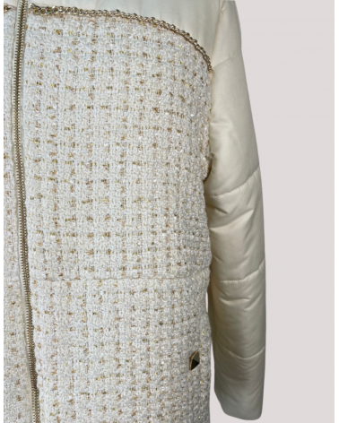Chaquetón Beige Carla Ruiz | Jayme Shop