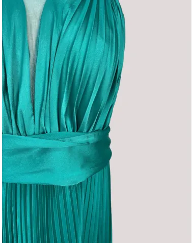 Vestido Largo Plisado Meta Vestidos | Jayme Shop