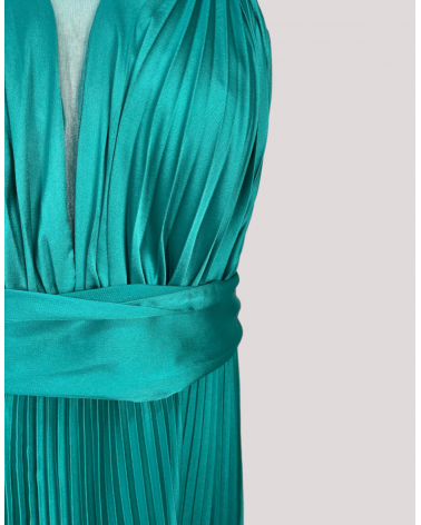 Vestido Largo Plisado Meta Vestidos | Jayme Shop