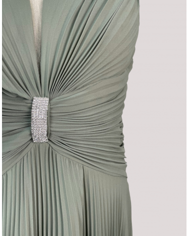 Vestido Largo Plisado Meta Vestidos| Jayme Shop