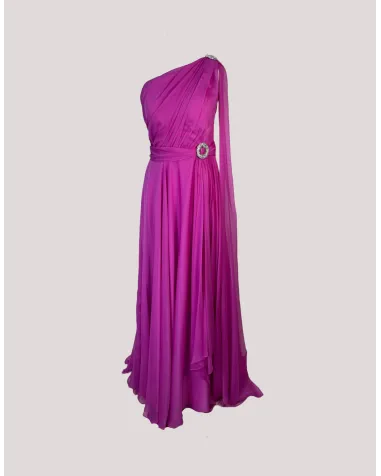 Vestido Largo Asimétrico Meta Vestidos | Jayme Shop