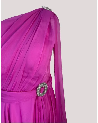 Vestido Largo Asimétrico Meta Vestidos | Jayme Shop