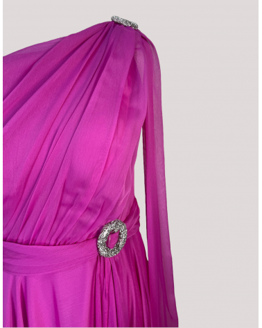 Vestido Largo Asimétrico Meta Vestidos | Jayme Shop