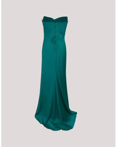 Vestido Largo Palabra de Honor Meta Vestidos | Jayme Shop