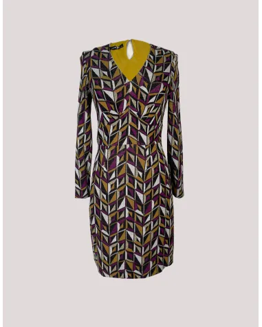 Vestido Corto Multicolor Laura Bernal | Jayme Shop