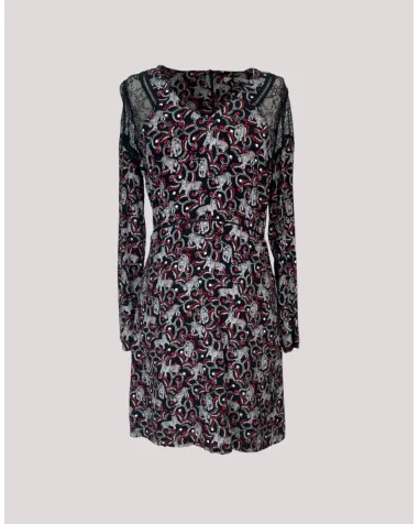 Vestido Corto Estampado Morgan | Jayme Shop