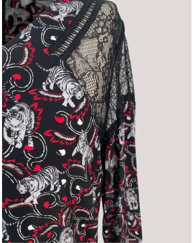 Vestido Corto Estampado Morgan | Jayme Shop