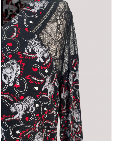 Vestido Corto Estampado Morgan | Jayme Shop