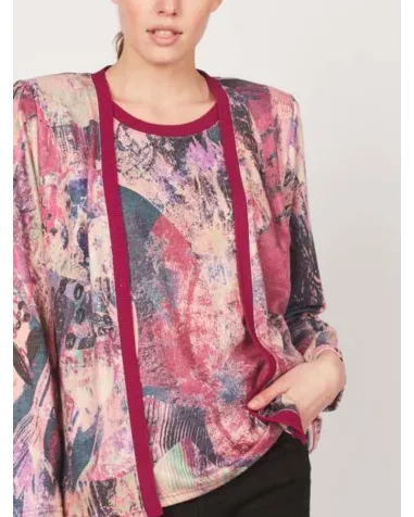 Jersey Efecto Chaqueta Olga Santoni | Jayme Shop