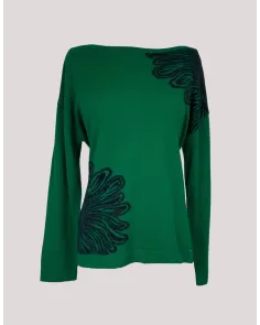 Jersey Verde Olga Santoni | Jayme Shop