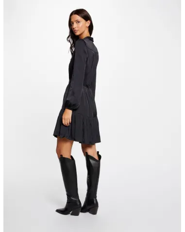 Vestido Corto Satinado Morgan | Jayme Shop