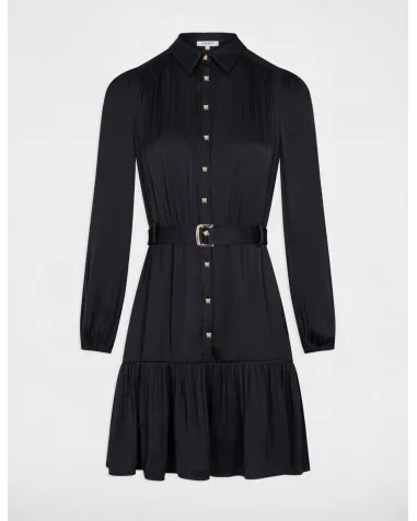 Vestido Corto Satinado Morgan | Jayme Shop