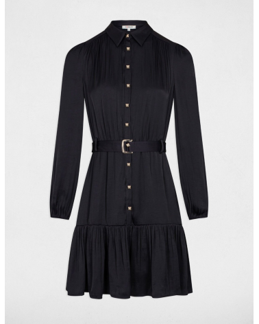 Vestido Corto Satinado Morgan | Jayme Shop