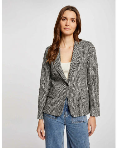 Americana con Estampado Chevron Morgan | Jayme Shop