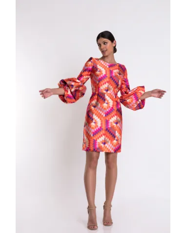 Vestido Naranja Matilde Cano | Jayme Shop