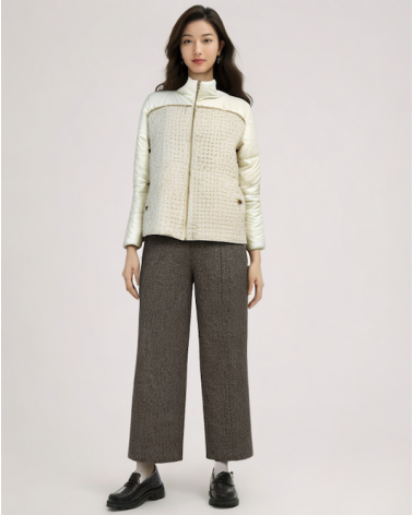 Chaquetón Beige Carla Ruiz | Jayme Shop