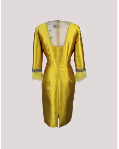 Vestido Corto Mikado Raffaello | Jayme Shop