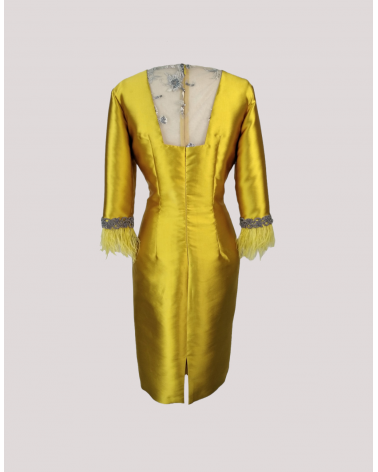 Vestido Corto Mikado Raffaello | Jayme Shop