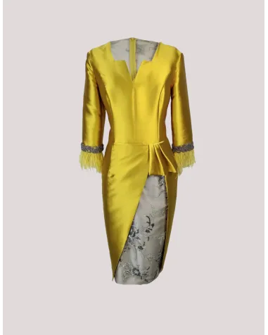 Vestido Corto Mikado Raffaello | Jayme Shop