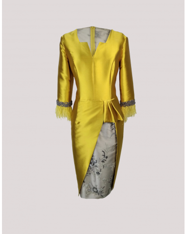 Vestido Corto Mikado Raffaello | Jayme Shop