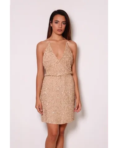 Vestido Corto Lentejuelas Máss Matilde Cano | Jayme Shop