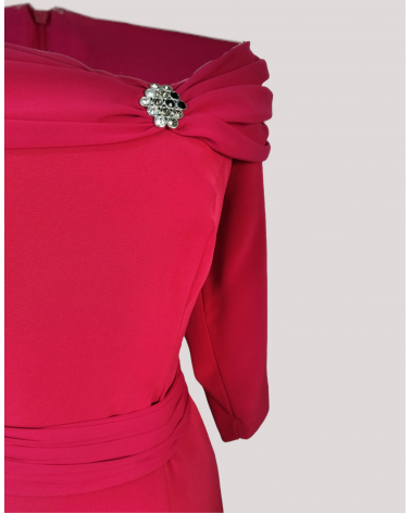 Vestido Corto Cuello Barco Raffaello | Jayme Shop