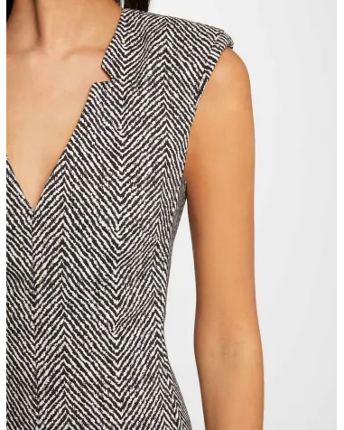 Vestido Corto Chevron Morgan | Jayme Shop