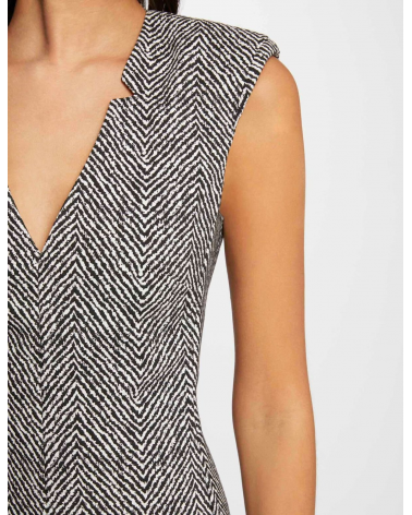 Vestido Corto Chevron Morgan | Jayme Shop