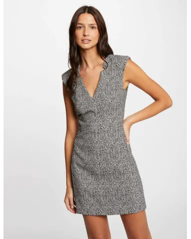 Vestido Corto Chevron Morgan | Jayme Shop