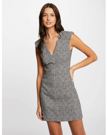 Vestido Corto Chevron Morgan | Jayme Shop