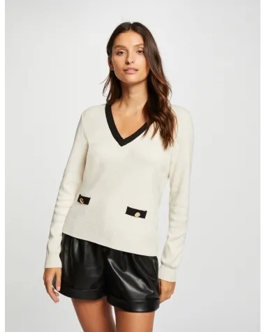 Jersey con Escote en V Morgan | Jayme Shop