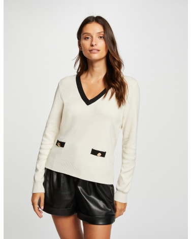 Jersey con Escote en V Morgan | Jayme Shop