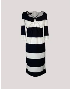 Vestido De Rayas Arggido | Jayme Shop