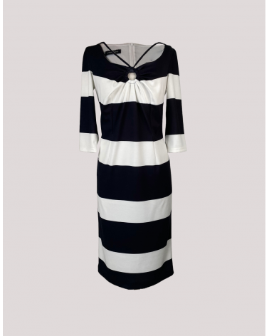 Vestido De Rayas Arggido | Jayme Shop