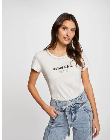 Camiseta con Strass Morgan | Jayme Shop