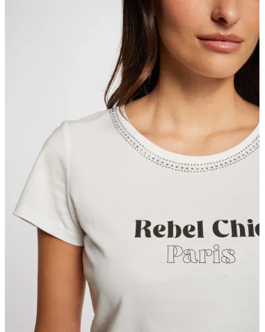Camiseta con Strass Morgan | Jayme Shop