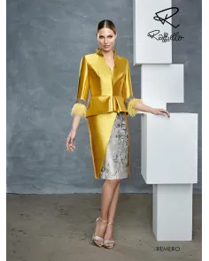 Vestido Corto Mikado Raffaello | Jayme Shop