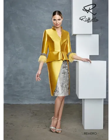 Vestido Corto Mikado Raffaello | Jayme Shop