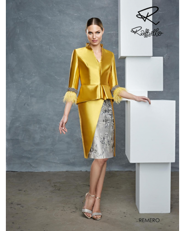 Vestido Corto Mikado Raffaello | Jayme Shop