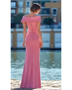 Vestido Largo Con Escote Asimétrico Valerio Luna | Jayme Shop 2