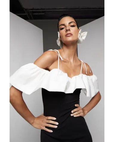 Vestido Bicolor Alicia Rueda | Jayme Shop